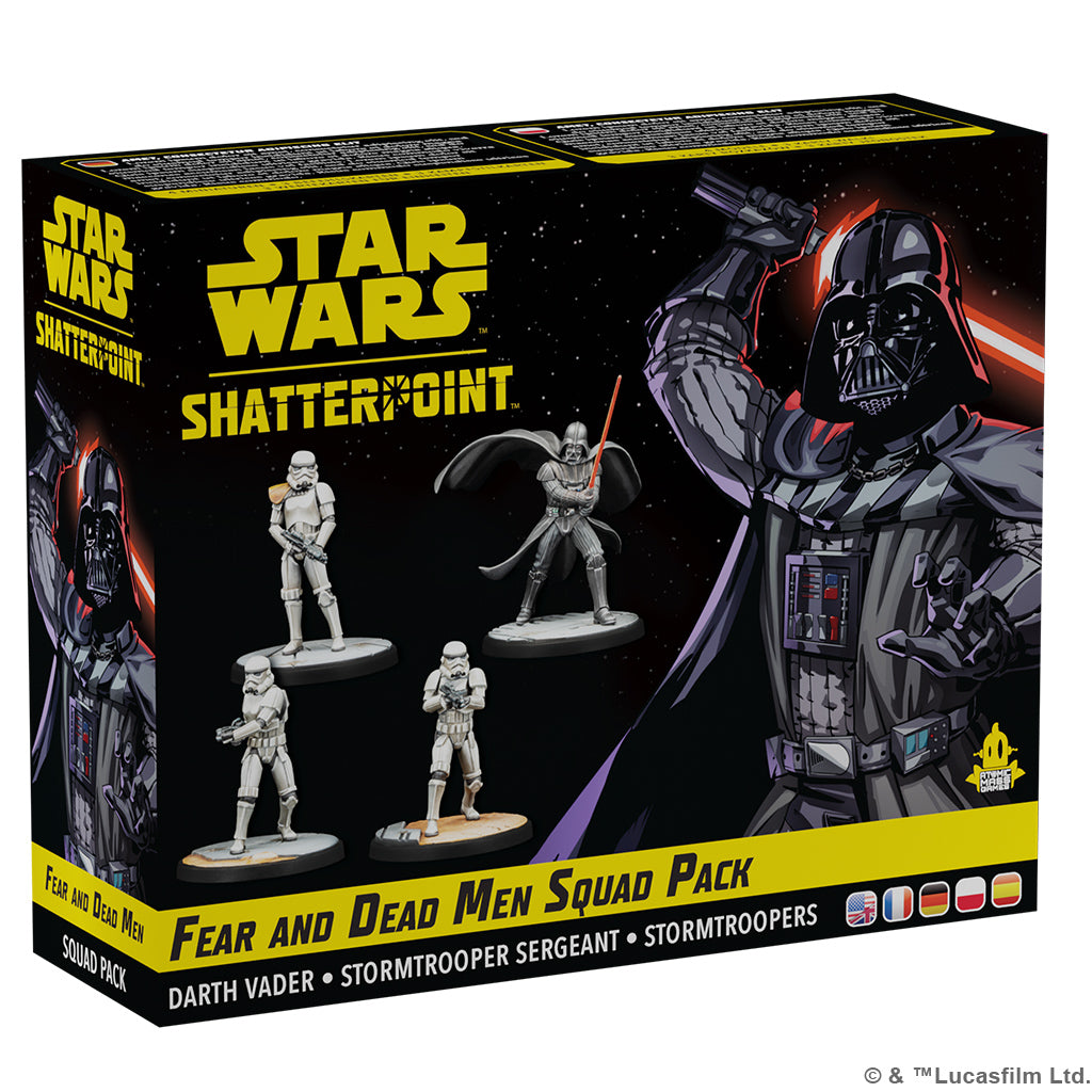 Star Wars Shatterpoint: Fear and Dead Men Squad Pack Miniatures Atomic Mass Games   