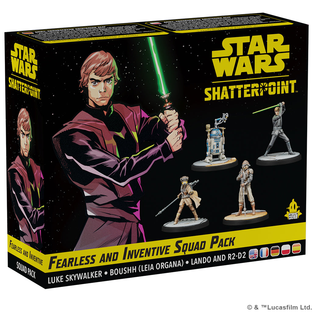 Star Wars Shatterpoint: Fearless and Inventive Squad Pack Miniatures Atomic Mass Games   