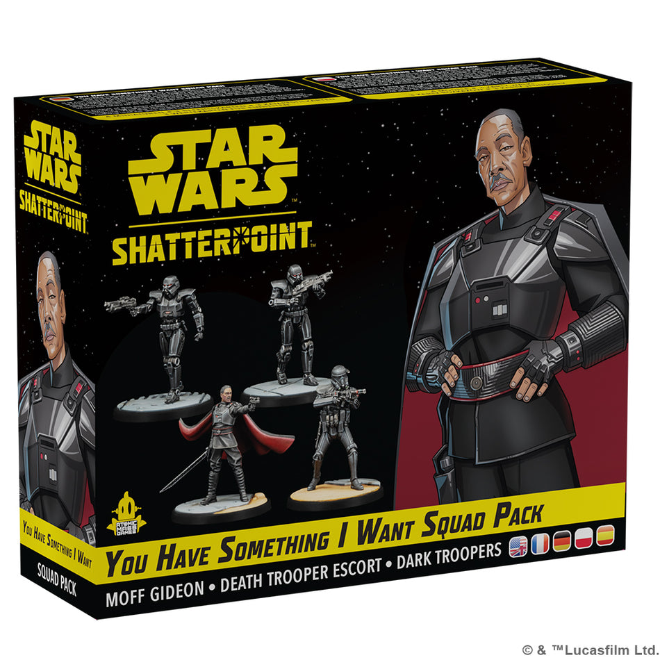 Star Wars Shatterpoint: You Have Something I Want Squad Pack Miniatures Atomic Mass Games   