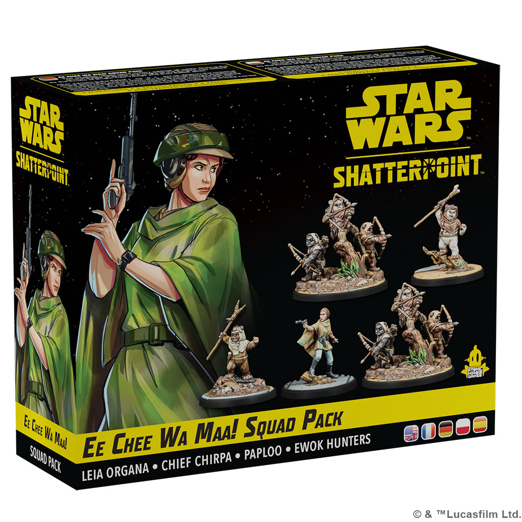 Star Wars Shatterpoint: Ee Chee Wa Maa! Squad Pack Miniatures Atomic Mass Games   