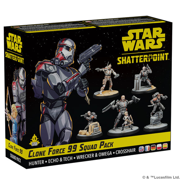 Star Wars Shatterpoint: Clone Force 99 Squad Pack Miniatures Asmodee   