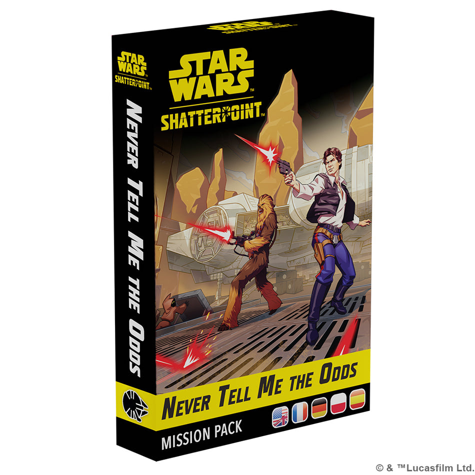 Star Wars Shatterpoint: Never Tell Me the Odds Mission Pack Miniatures Atomic Mass Games   