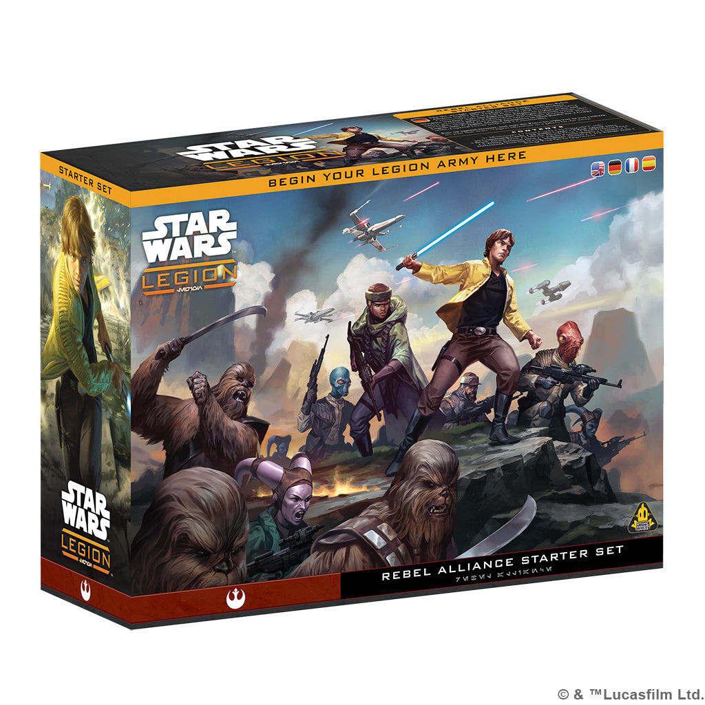 Star Wars: Legion - Rebel Alliance Starter Set Miniatures Atomic Mass Games SWL Rebel Alliance Starter