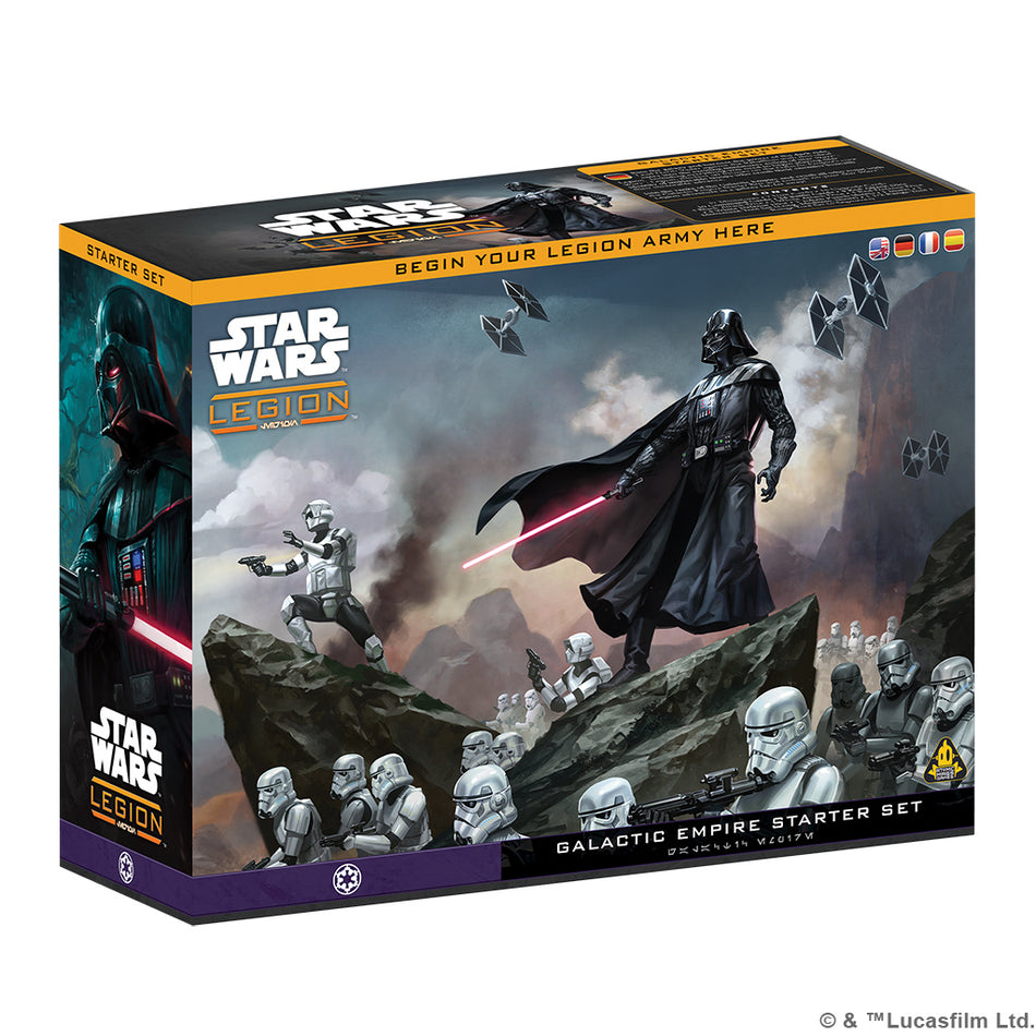 Star Wars: Legion - Galactic Empire Starter Set Miniatures Atomic Mass Games SWL Galactic Empire Starter