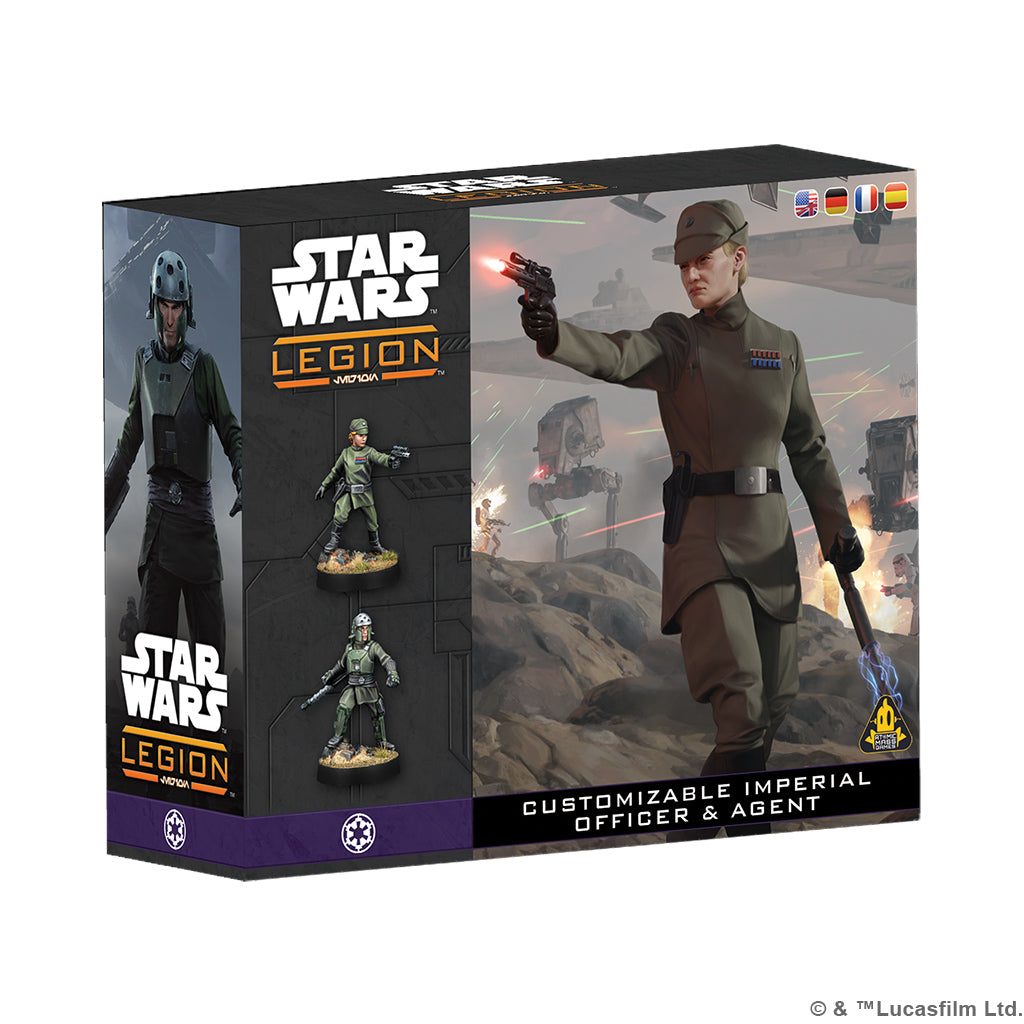 Star Wars: Legion - Customizable Imperial Officer & Agent Miniatures Atomic Mass Games