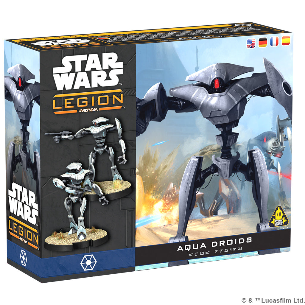 Star Wars Legion: Aqua Droids Miniatures Atomic Mass Games