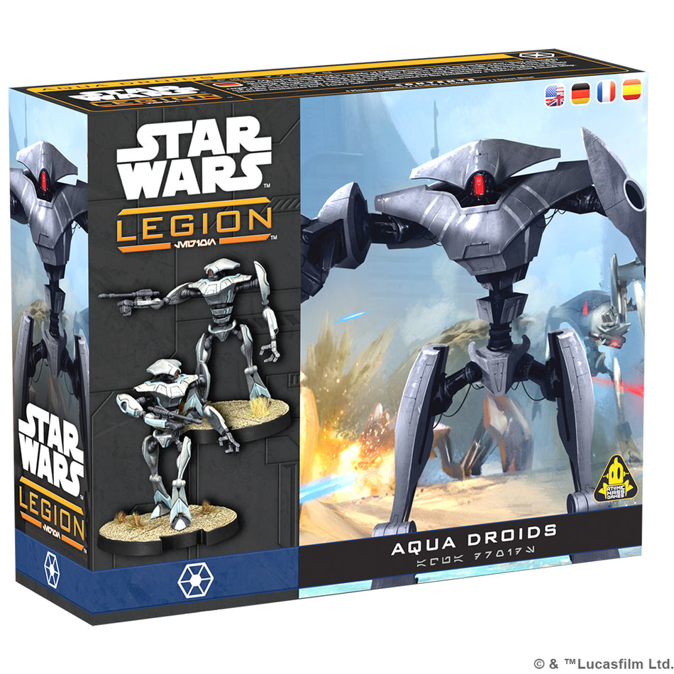 Star Wars Legion: Aqua Droids Miniatures Atomic Mass Games