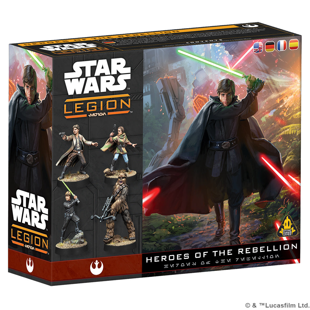 Star Wars: Legion - Heroes of the Rebellion Character Pack Miniatures Atomic Mass Games