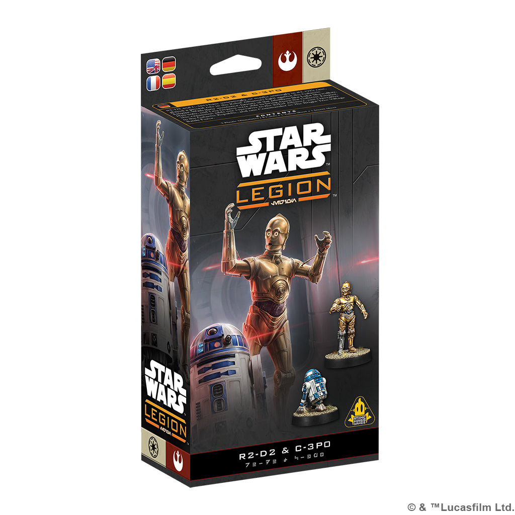 Star Wars: Legion - R2D2 & C-3PO Board Games Asmodee SWL R2D2 C3PO