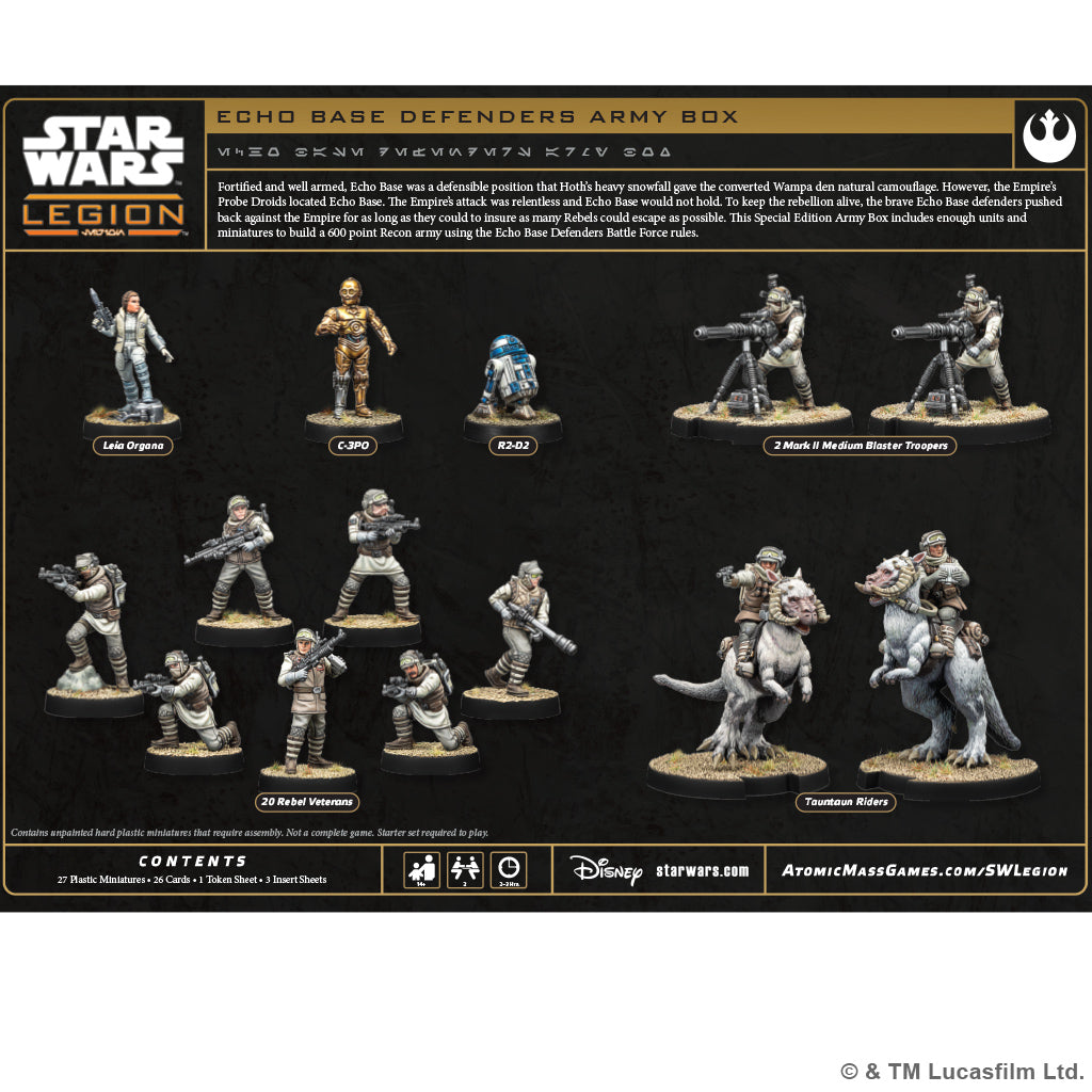 Star Wars: Legion – Echo Base Defenders: Special Edition Army Box Board Games Asmodee