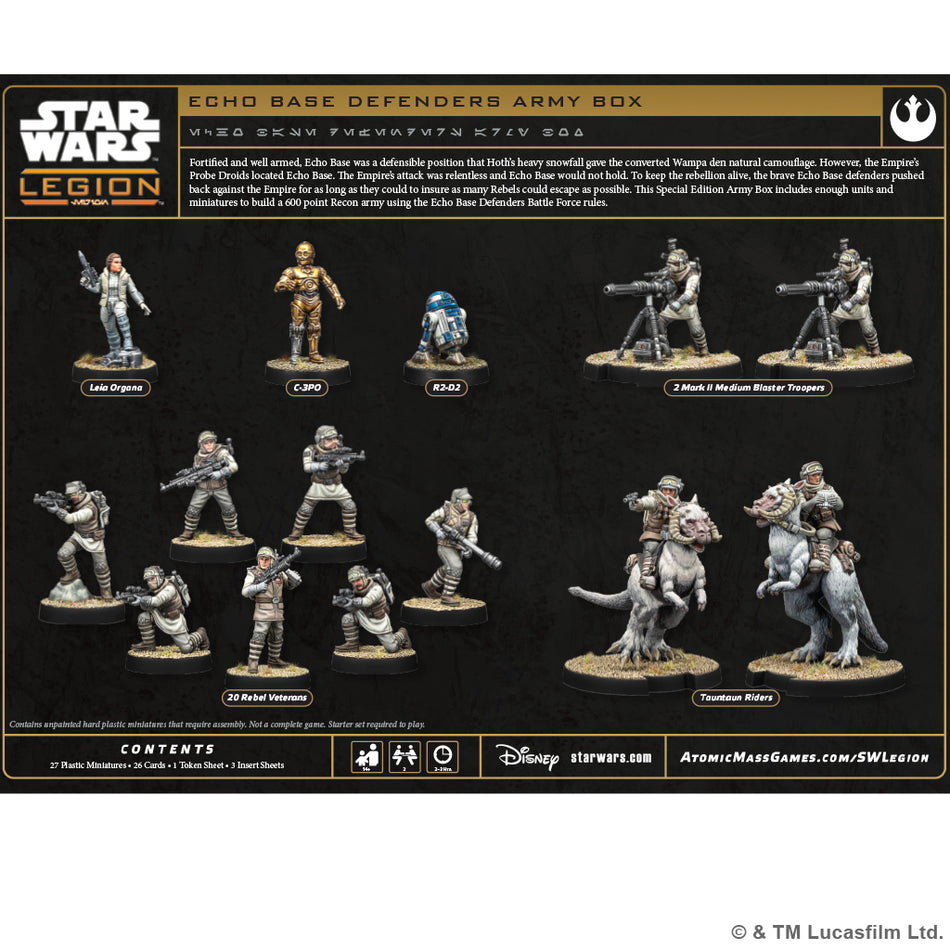 Star Wars: Legion – Echo Base Defenders: Special Edition Army Box Board Games Asmodee