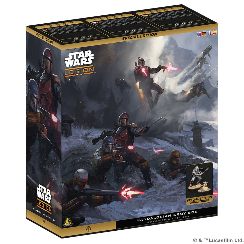 Star Wars: Legion - Mandalorian Special Edition Army Box Miniatures Atomic Mass Games SWL Mandalorian SE Army Box
