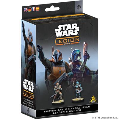 Star Wars: Legion - Customizable Mandalorian Leader and Hunter Miniatures Atomic Mass Games SWL Custom Mandalorian