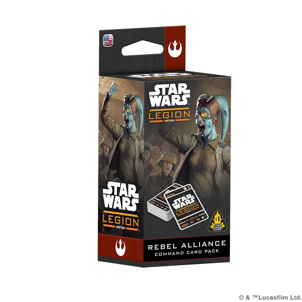 Star Wars: Legion - Rebel Alliance Command Card Pack Miniatures Atomic Mass Games