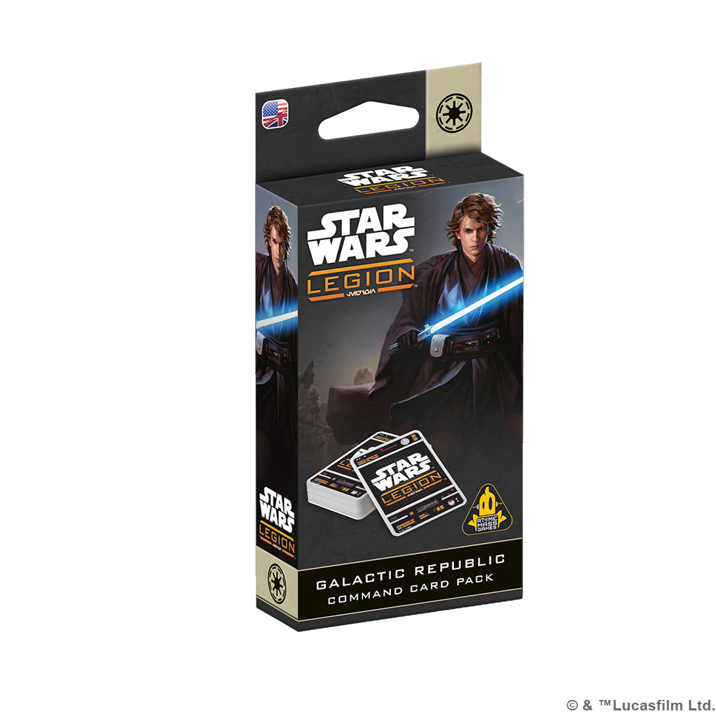Star Wars: Legion - Galactic Republic Command Card Pack Miniatures Atomic Mass Games