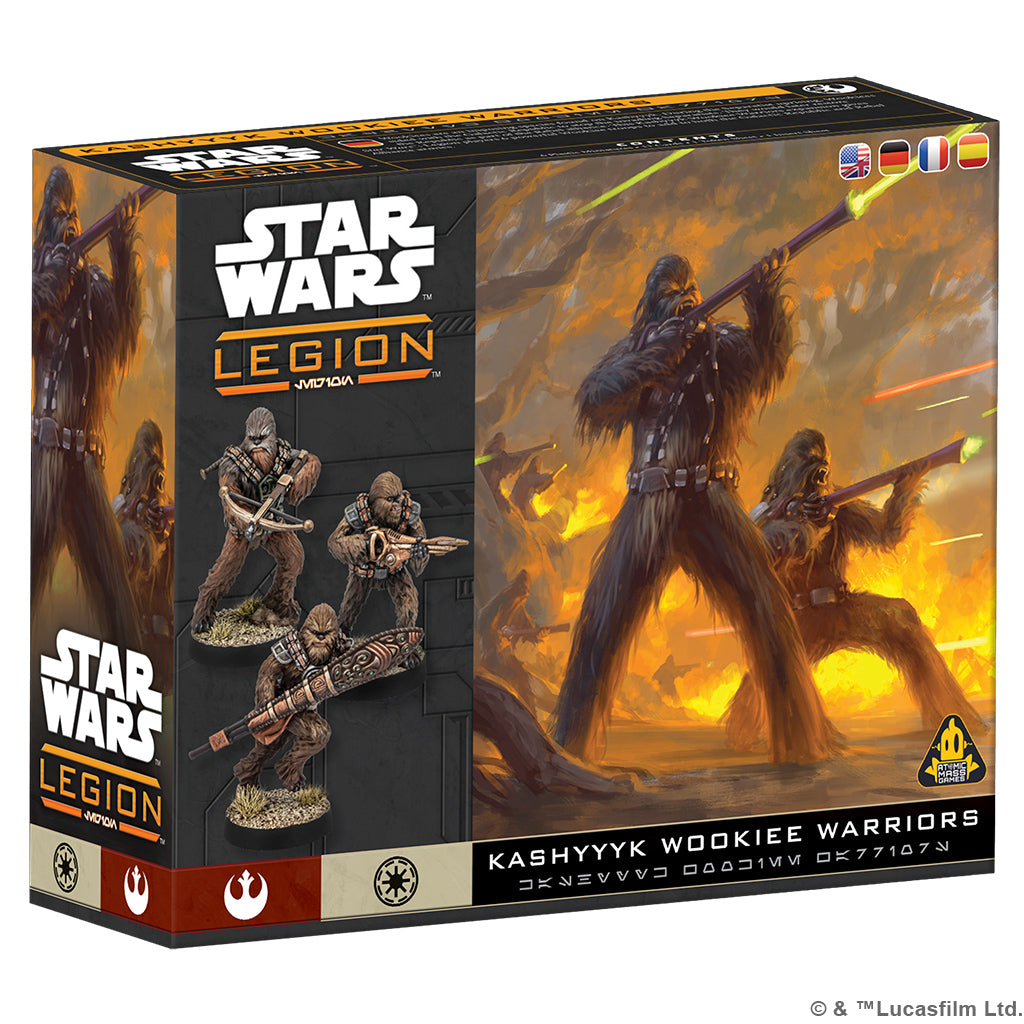 Star Wars: Legion – Kashyyyk Wookiee Warriors Miniatures Atomic Mass Games SWL Wookie Warriors
