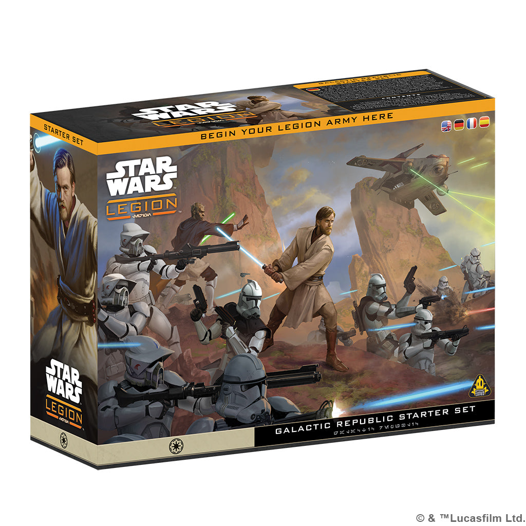 Star Wars: Legion - Galactic Republic Starter Set Miniatures Asmodee