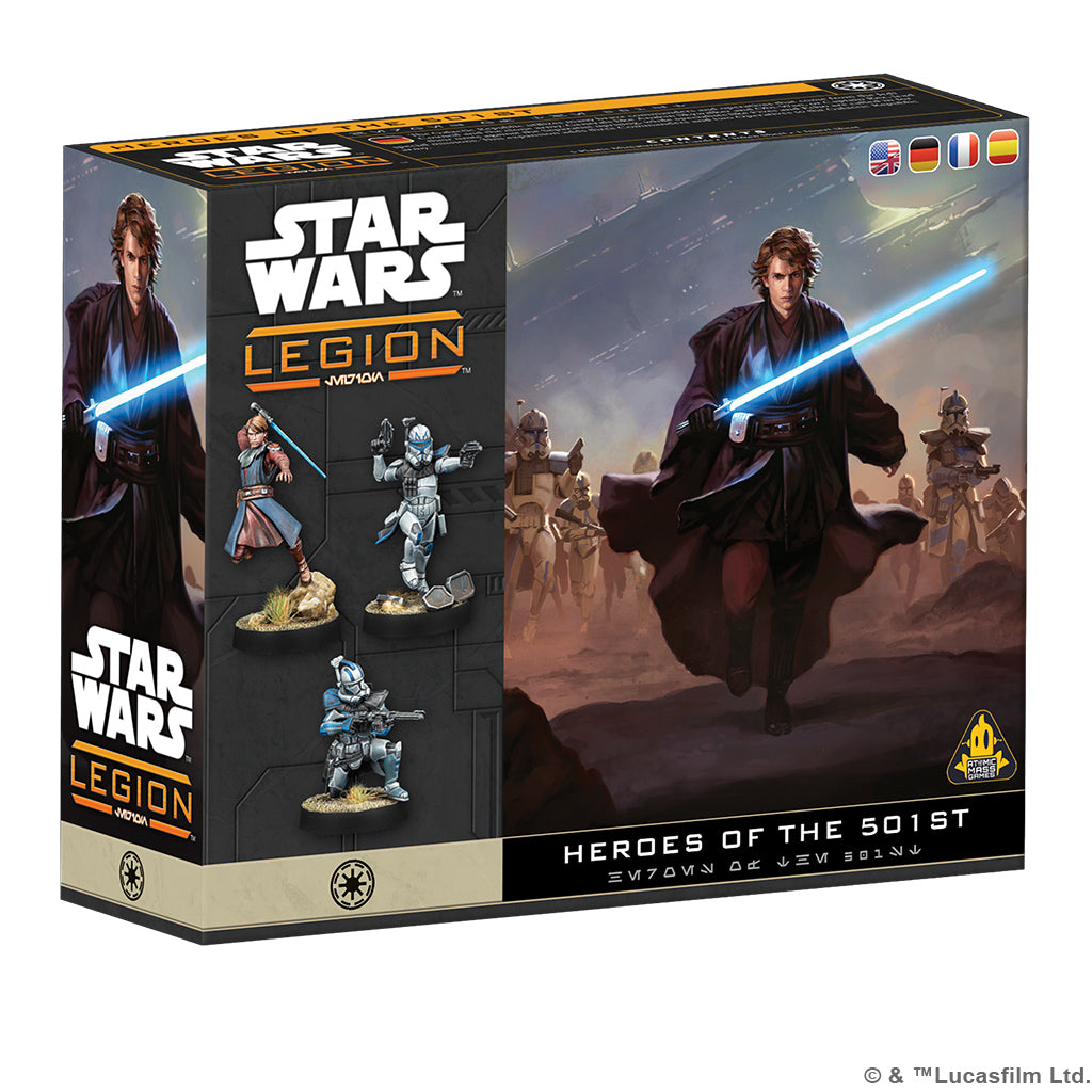 Star Wars: Legion – Heroes of the Clone Army Board Games Asmodee SWL HotCA