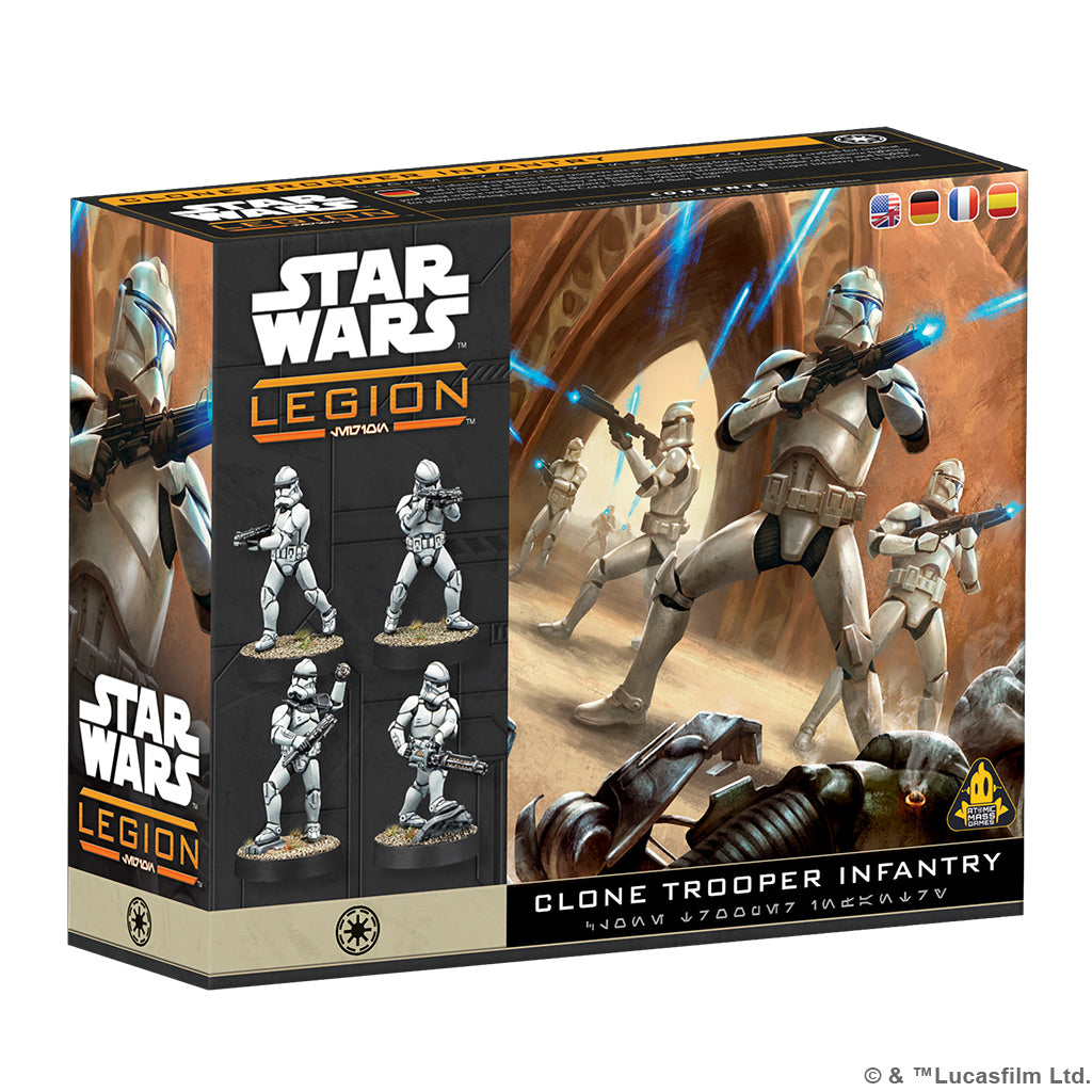Star Wars: Legion - Clone Troopers Infantry Miniatures Atomic Mass Games SWL CT Infantry