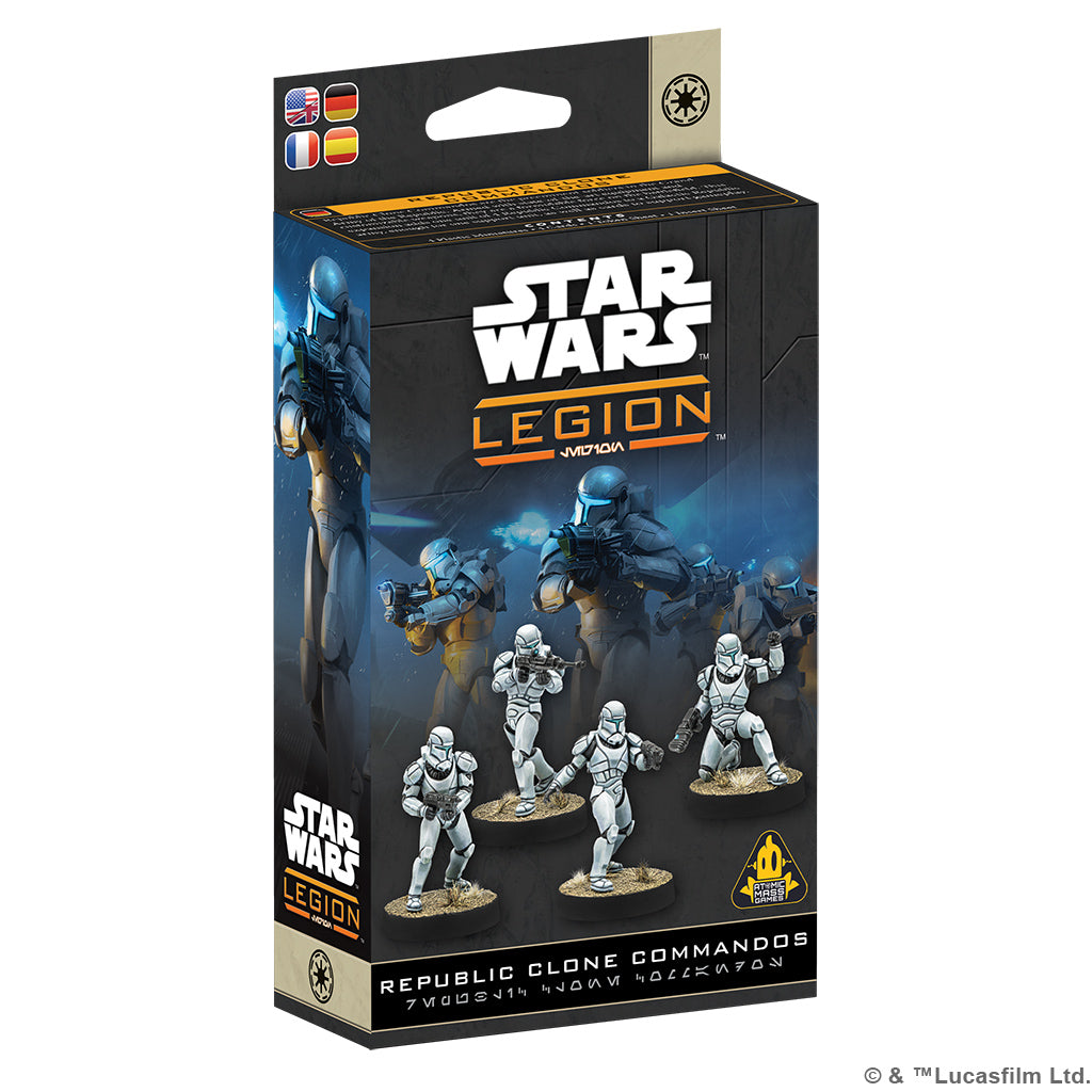 Star Wars: Legion – Republic Clone Commandos Miniatures Atomic Mass Games SWL Republic Clone Comm