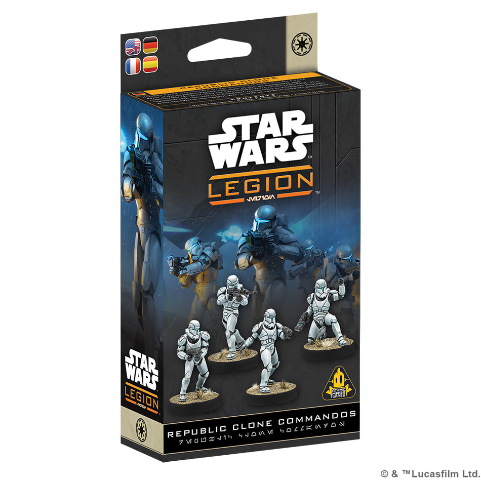Star Wars: Legion – Republic Clone Commandos Miniatures Atomic Mass Games SWL Republic Clone Comm