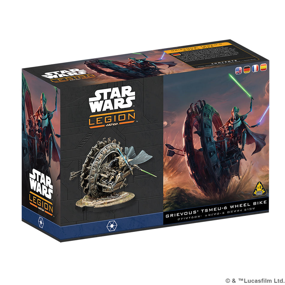 Star Wars: Legion - General Grievous' TSMEU-6 Wheel Bike Miniatures Atomic Mass Games SWL GG 6 Wheel Bike