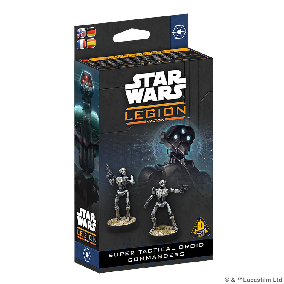 Star Wars: Legion – Super Tactical Droid Commanders Miniatures Atomic Mass Games SWL ST Droid Comm