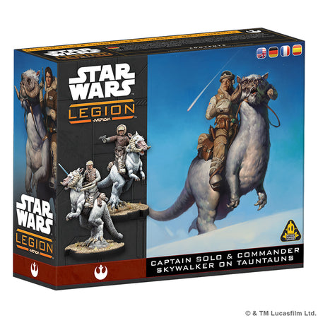 Star Wars: Legion – Captain Solo & Commander Skywalker on Tauntauns Board Games Asmodee SWL Solo & Luke on Tauntauns