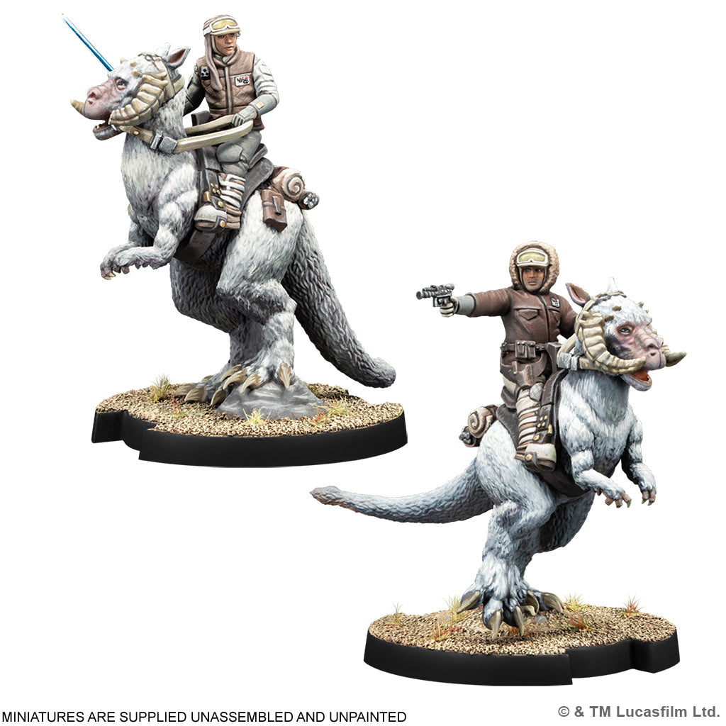 Star Wars: Legion – Captain Solo & Commander Skywalker on Tauntauns Board Games Asmodee