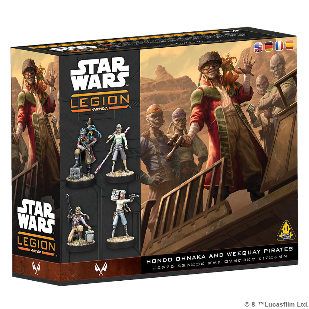 Star Wars: Legion – Hondo Ohnaka & Weequay Pirates Supplies Atomic Mass Games SWL Hondo Ohnaka & Weequay Pirates