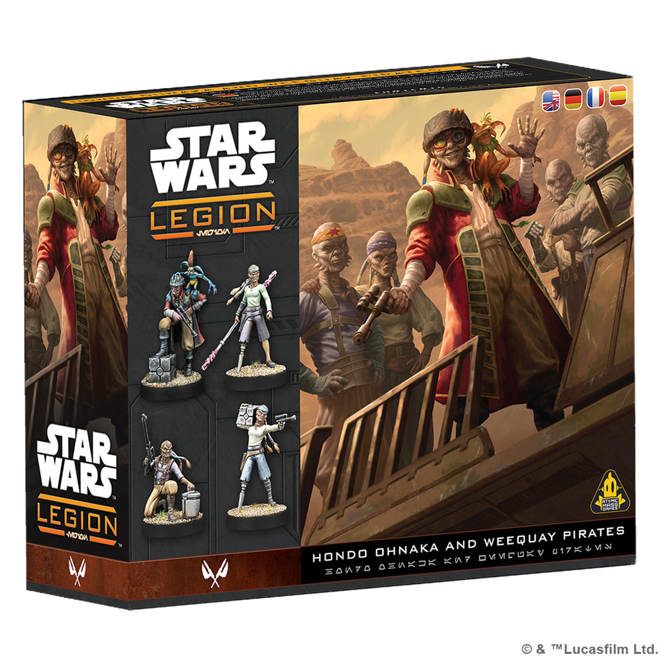 Star Wars: Legion – Hondo Ohnaka & Weequay Pirates Supplies Atomic Mass Games SWL Hondo Ohnaka & Weequay Pirates