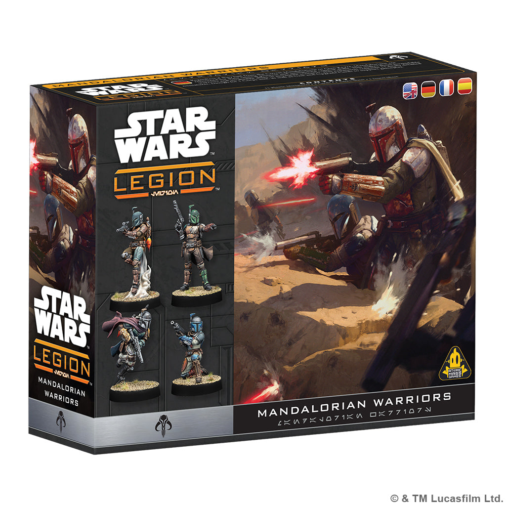 Star Wars: Legion – Mandalorian Warriors Miniatures Atomic Mass Games SWL Mandalorian Warriors