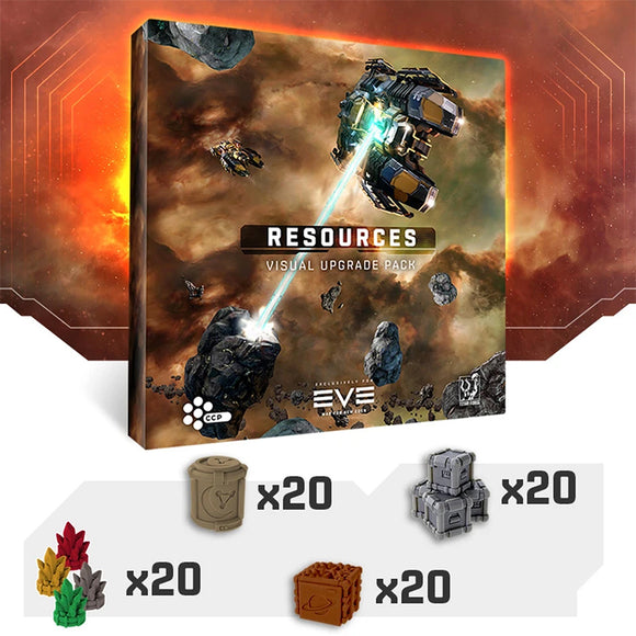 EVE: War for New Eden - Resources Pack Visual Upgrade Board Games Asmodee EVE Resources Exp
