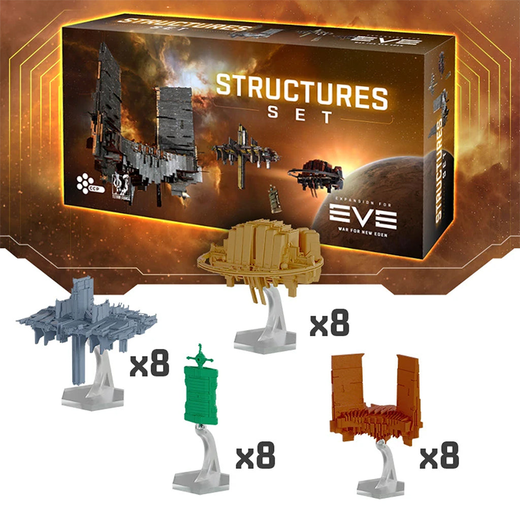 EVE: War for New Eden - Structures Set Board Games Asmodee EVE Structures Exp