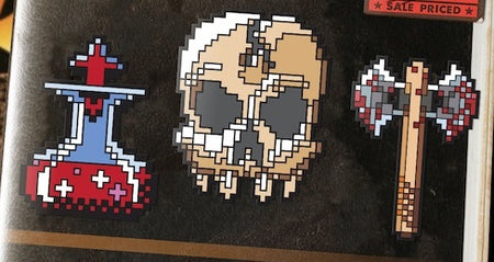 1UP Retro Vinyl Sticker Set (3 options) Clothing & Accessories Infinite Black Monsters of Madness