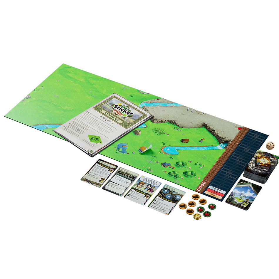 Cozy Stickerville Board Games Asmodee