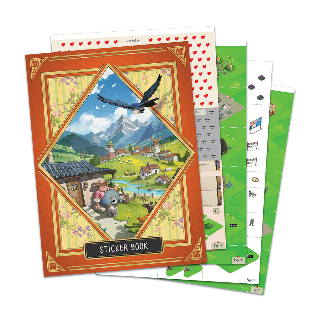 Cozy Stickerville Board Games Asmodee