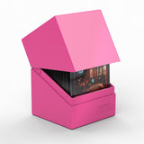 Boulder 100+ Solid Color Deck Box (19 options) Supplies Ultimate Guard Boulder Solid Neon Pink