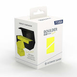 Boulder 100+ Solid Color Deck Box (19 options) Supplies Ultimate Guard Boulder Solid Neon Yellow