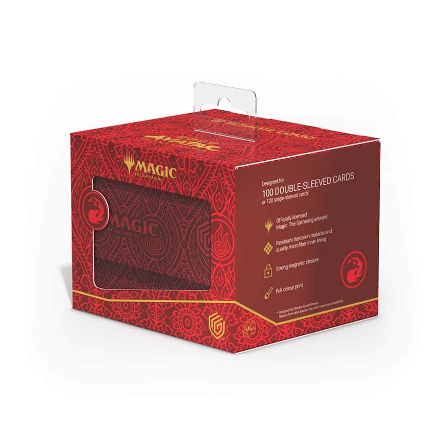Ultimate Guard Sidewinder 100+ Deck Box Xenoskin: Avatar the Last Airbender Mana (5 Options) Supplies Ultimate Guard SW ATLA Mana Red