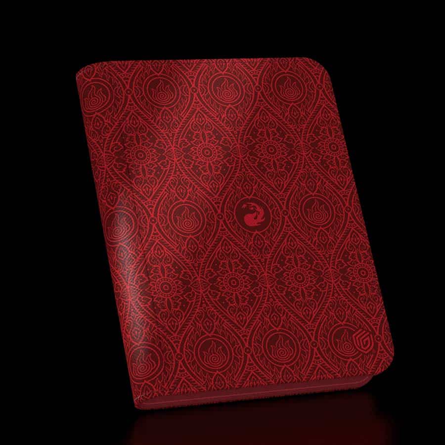 Magic the Gathering: Zipfolio 160 Xenoskin Avatar the Last Airbender Mana (5 Options) Supplies Ultimate Guard UGD Zip160 TLA Mana Red