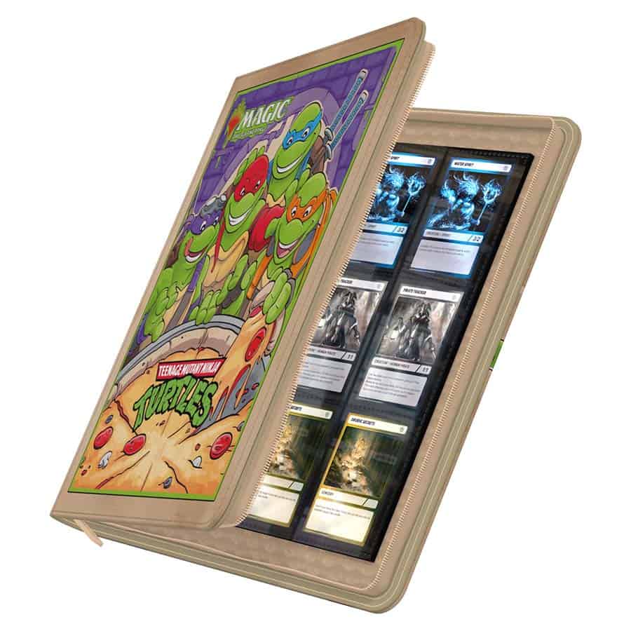 Magic the Gathering: Zipfolio 480 Xenoskin Teenage Mutant Ninja Turtles Pizza Box Supplies Ultimate Guard UGD Zip480 Pizza Box