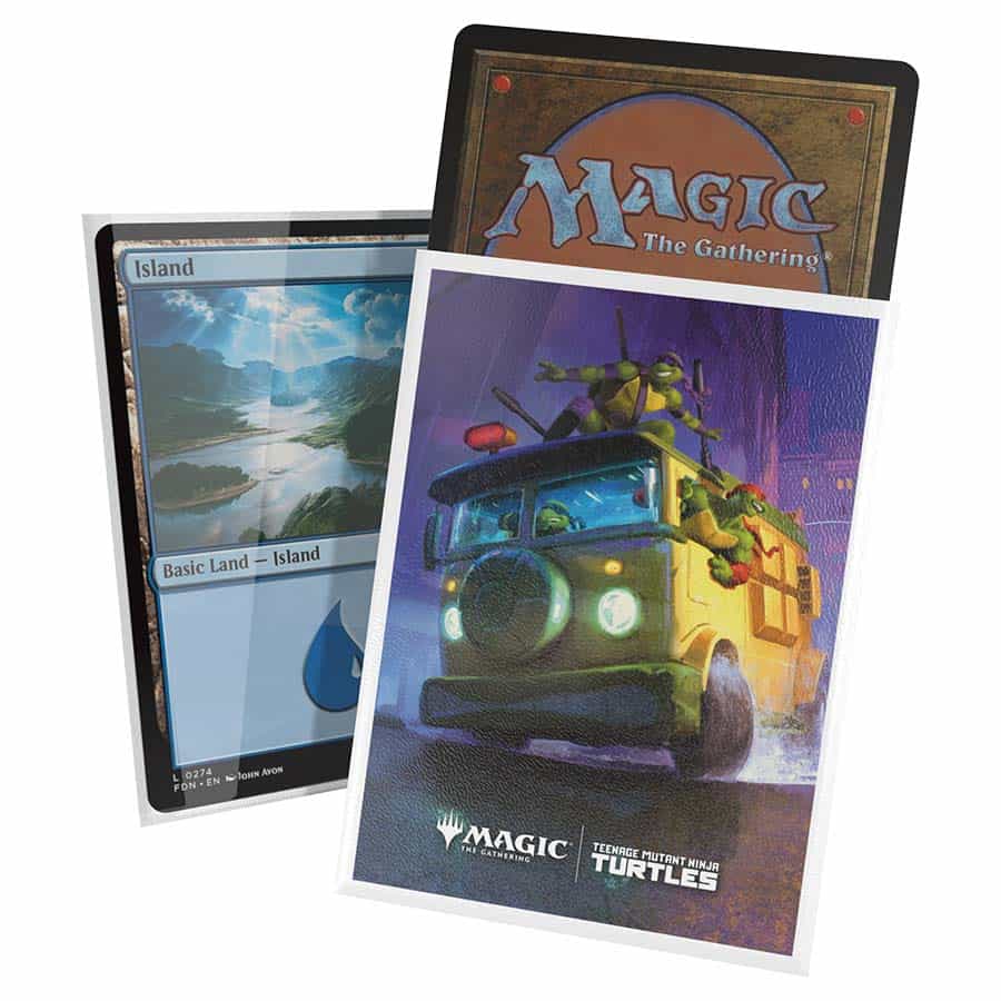 Ultimate Guard MTG Teenage Mutant Ninja Turles Art Sleeves (5 options) Supplies Ultimate Guard MTG TMT DP DB T-Van