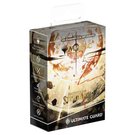 MTG Ultimate Guard Secrets of Strixhaven Sleeves (5 options) Supplies Ultimate Guard SOS Art Slvs WHT Myth ALT