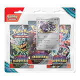 Pokemon TCG S&V Twilight Masquerade 3 Pack Blister (2 options) Trading Card Games Pokemon USA TM 3pk Revavroom  