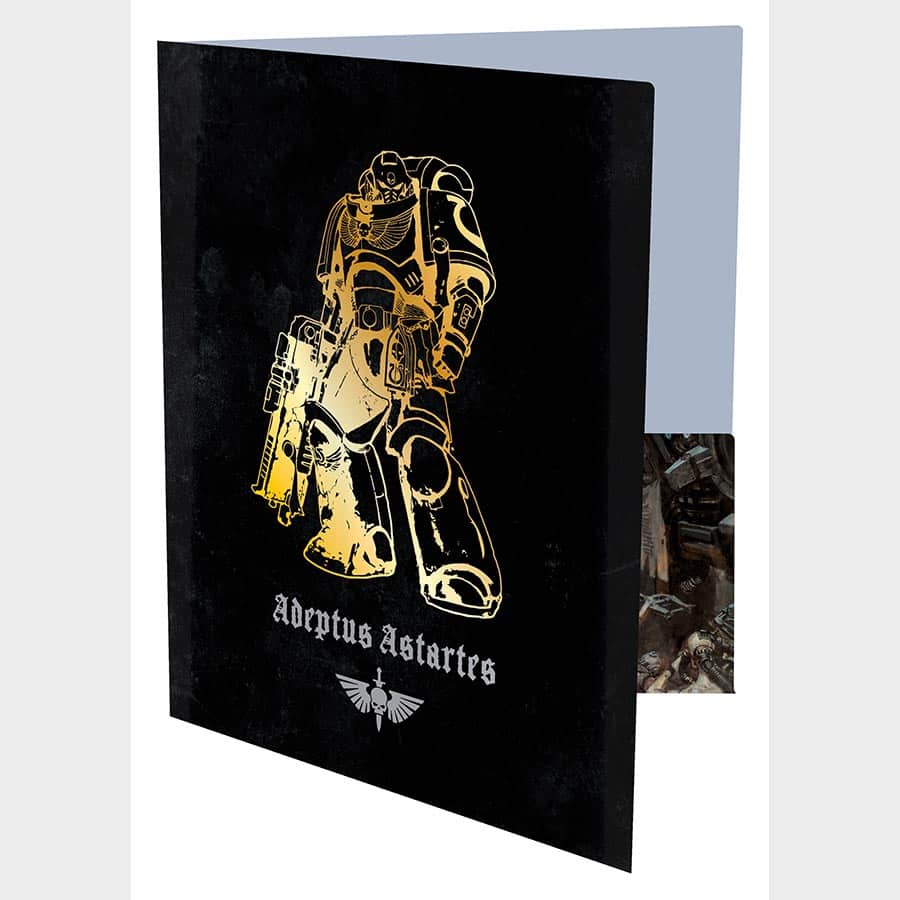 Warhammer 40,000: Adeptus Astartes Debossed and Printed Codex Folio Supplies Ultra Pro