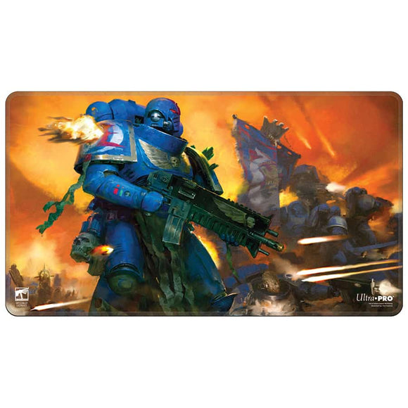 Warhammer 40k: Space Marines Adeptes Astartes Stitched Playmat Supplies Ultra Pro