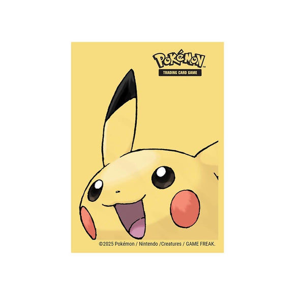 Pokemon Standard 65ct Deck Protector Sleeves: Pikachu Yellow Supplies Ultra Pro