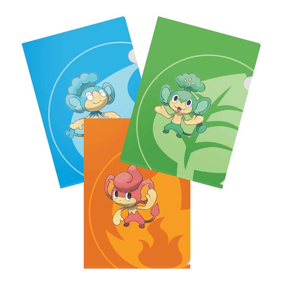 Pokemon Tournament Folios 3-Pack Pansage Pansear Panpour Supplies Ultra Pro