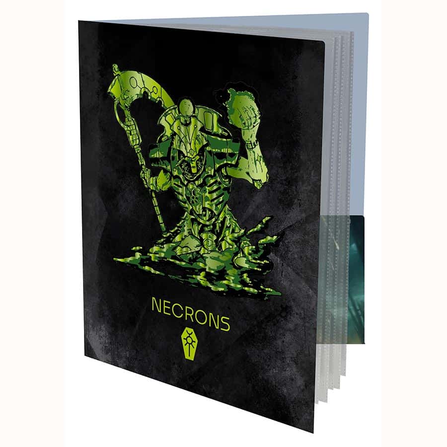 Ultra Pro Warhammer 40k: Data Sheet Folios (5 Options) Supplies Ultra Pro ULP WH40k Necron DS Folio